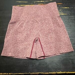 Women's Pink High-Waisted Shorts